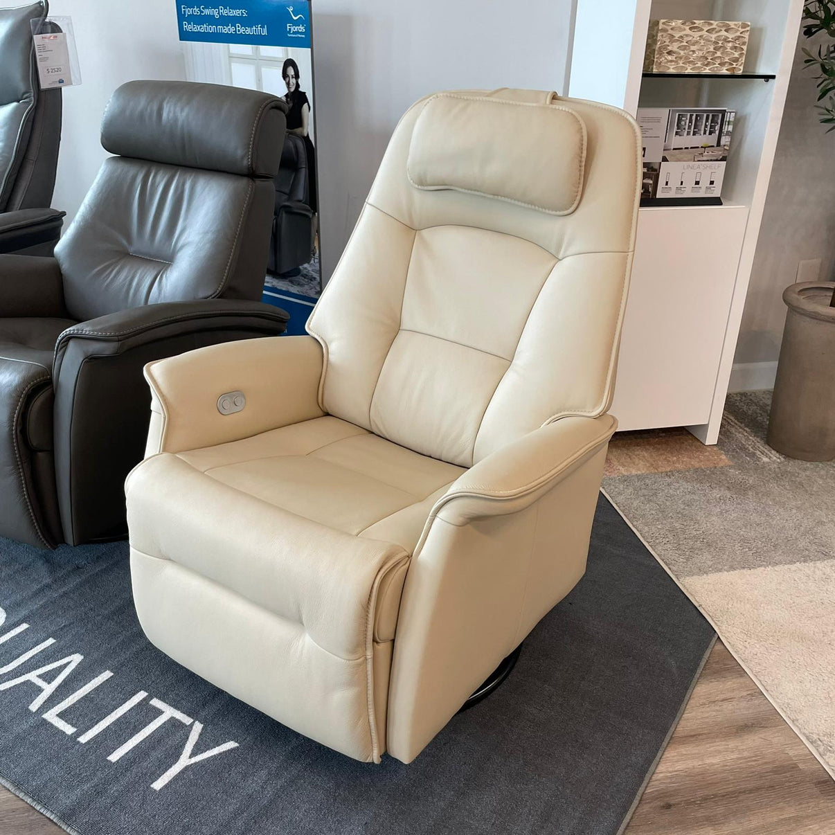 Fjords Stockholm Large Size (Power Recliner) Designer Home Comfort