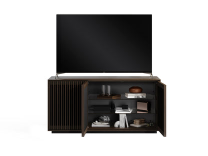 Profile 8477 Modern Three Door Media Storage Cabinet