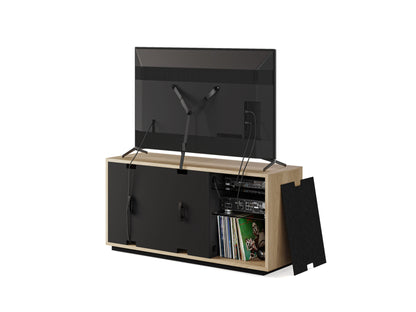 Profile 8477 Modern Three Door Media Storage Cabinet