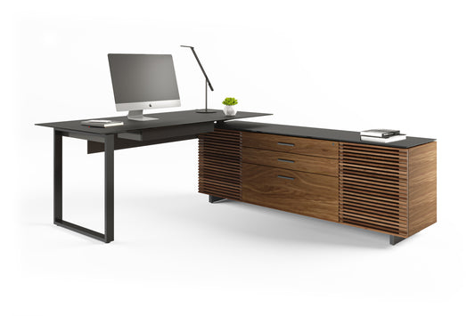 Corridor 6531 Modern L-Shaped Executive Desk