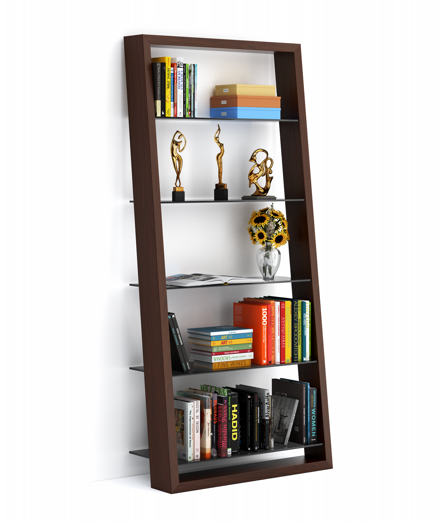 Eileen 5156 Modern Leaning Glass Shelf