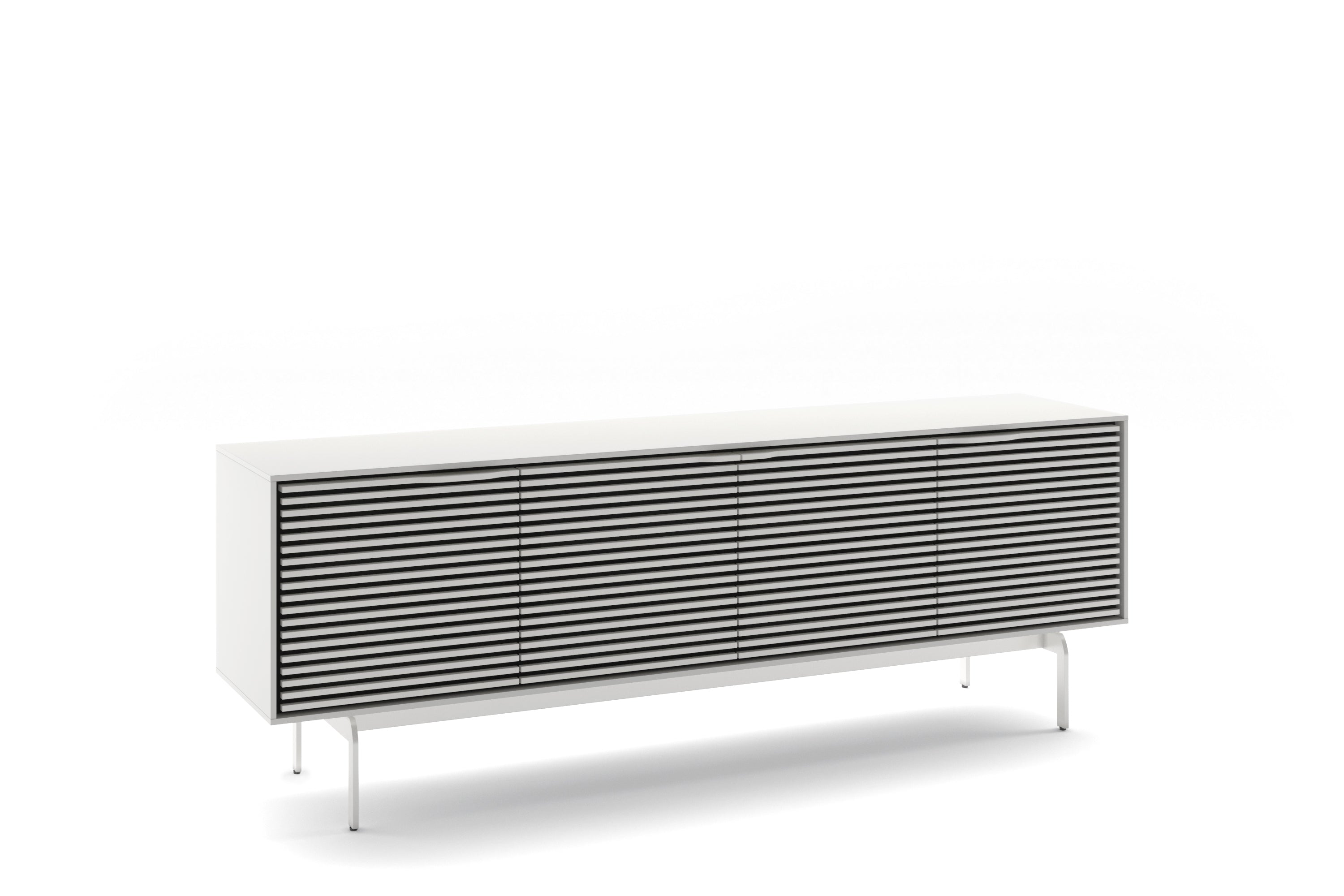 Align 7477 Triple-Cabinet Media + Storage Console – Designer