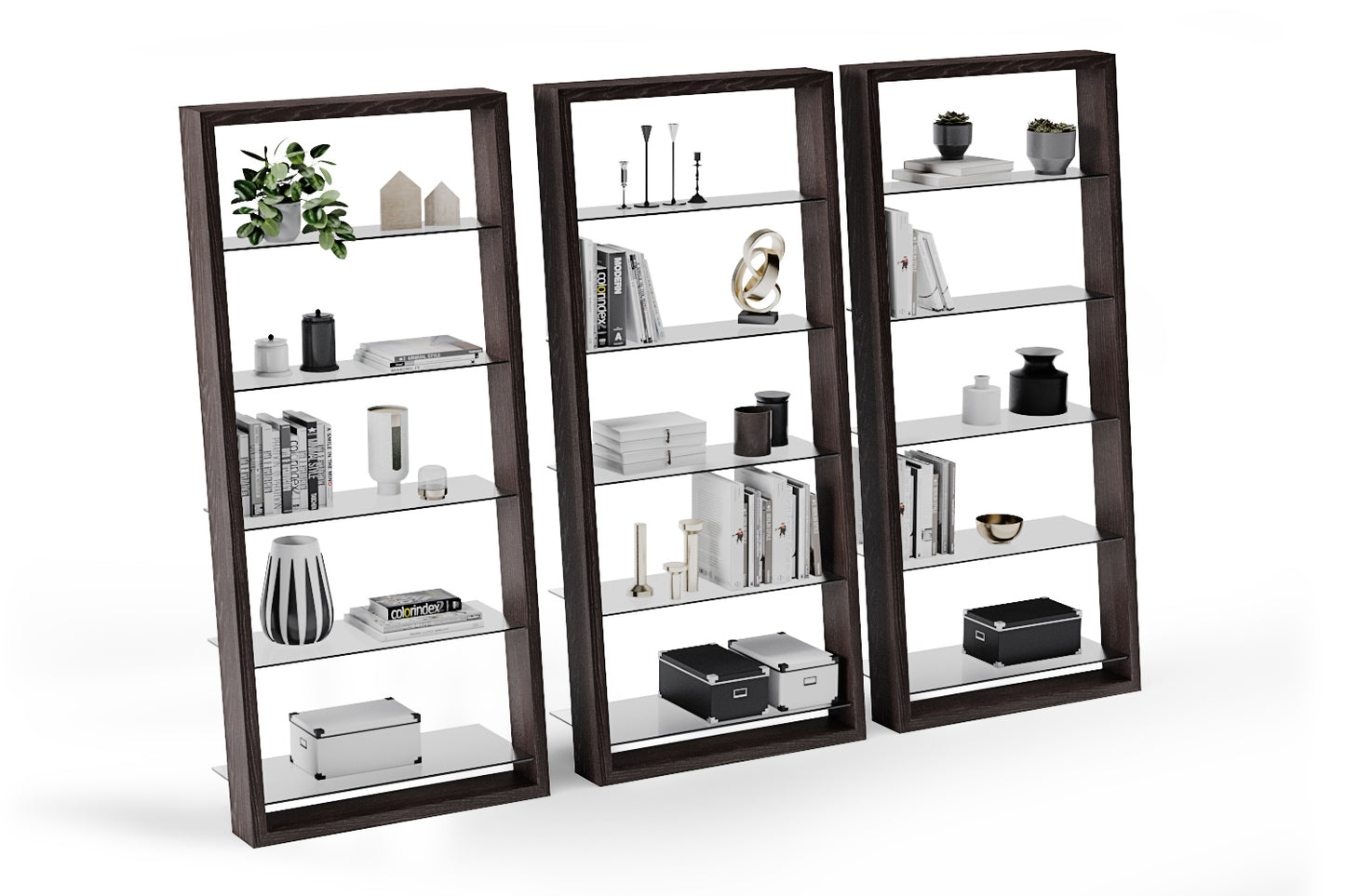 Eileen 5156 Modern Leaning Glass Shelf