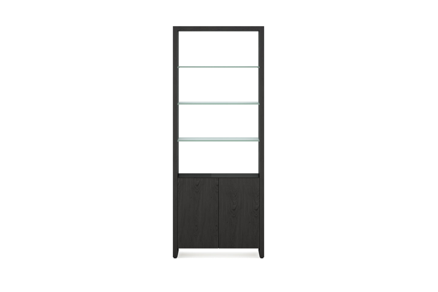Linea 5802 Expandable Bookcase with Glass Shelves
